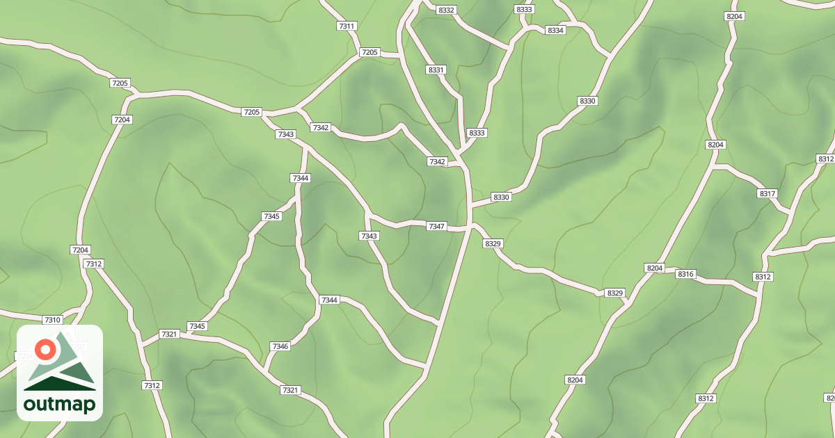 Map of USFS Motor Vehicle Use Map Trails 19886