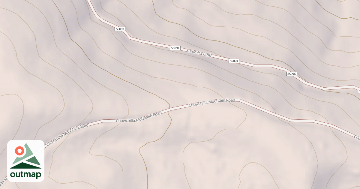Map of CHOWCHILLA MTN RD T6