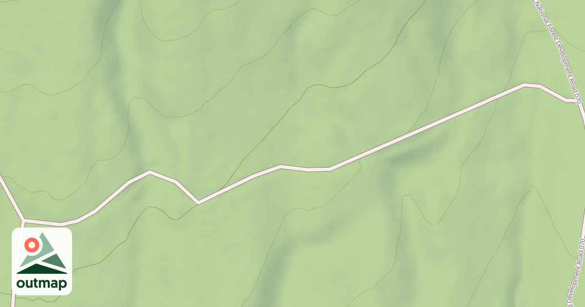Map of USFS Motor Vehicle Use Map Roads {2A6A79AE-0022-43F6-AC3E-3B345BFE0257}