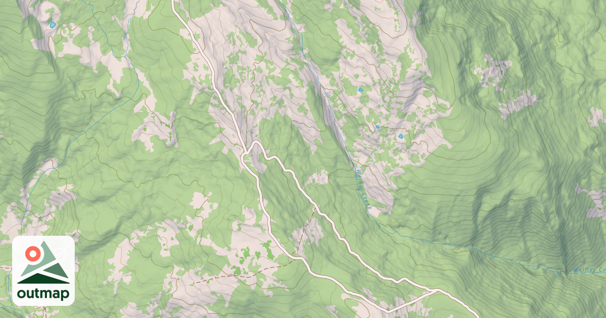 Map of Murphy-Squaw Creek