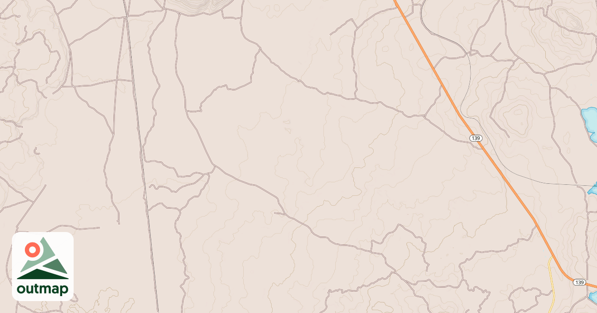 Map of DAMONS BUTTE
