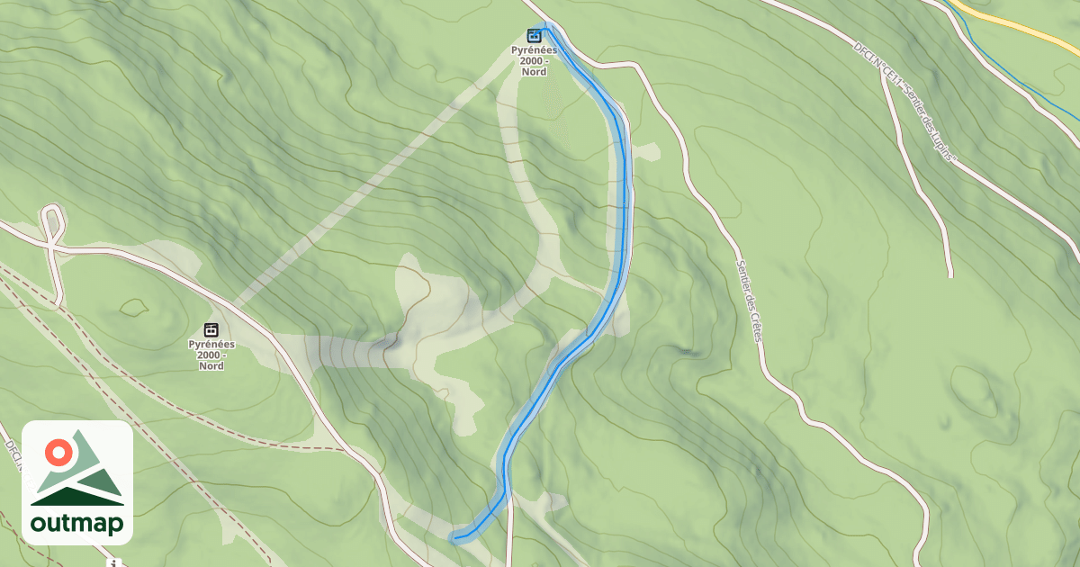 Map of Perce Neige