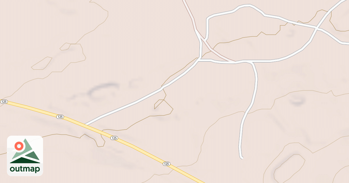 Map of Anthracite Outdoor Adventure Area Trails