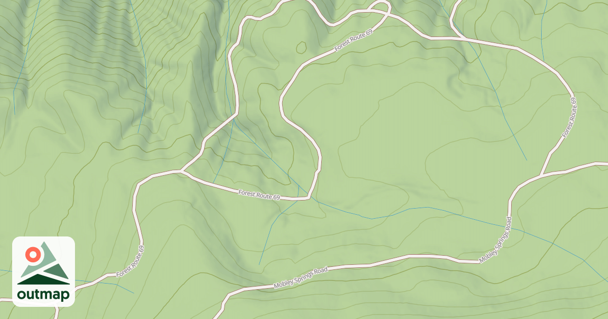Map of BEAR TRAP SPRINGS ROAD