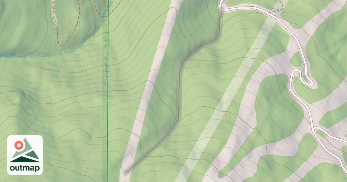 Map of Upper O Shoot