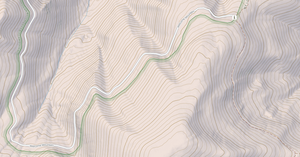 Map preview of WELCOME MOUNTAIN