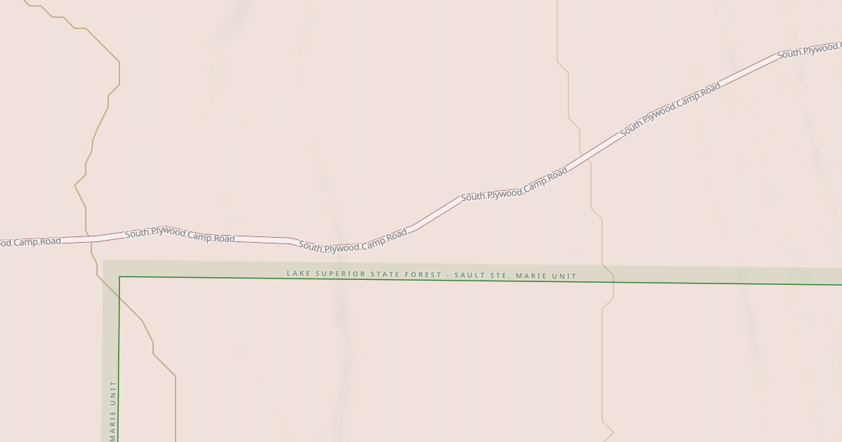 Map preview of Drummond Island Route