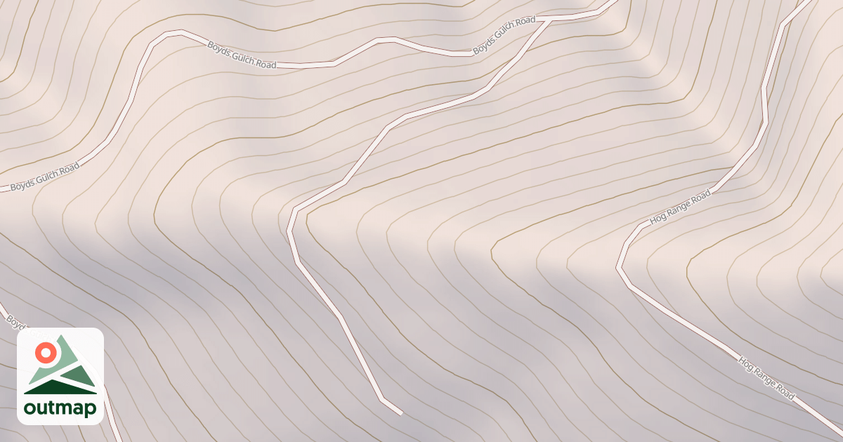 Map of BOYDS GULCH