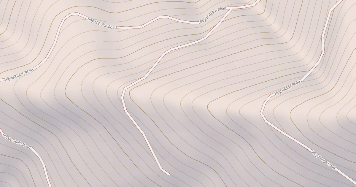 Map preview of BOYDS GULCH