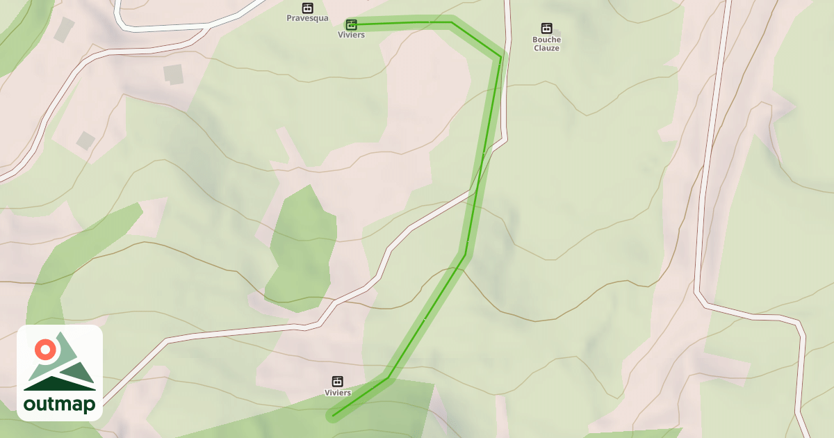 Map of Le Clapier