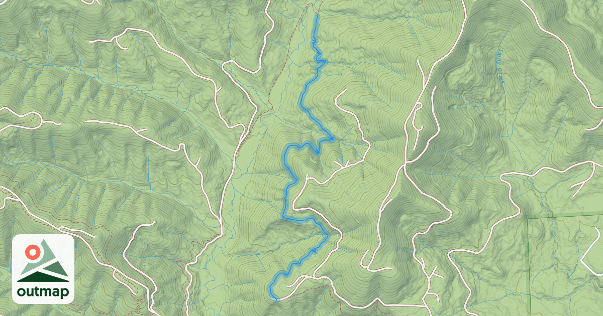 Map of Waddell Basin East