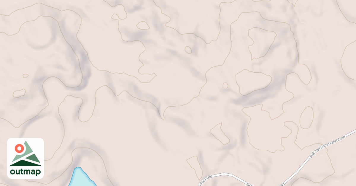 Map of BEVO LAKE NORTH