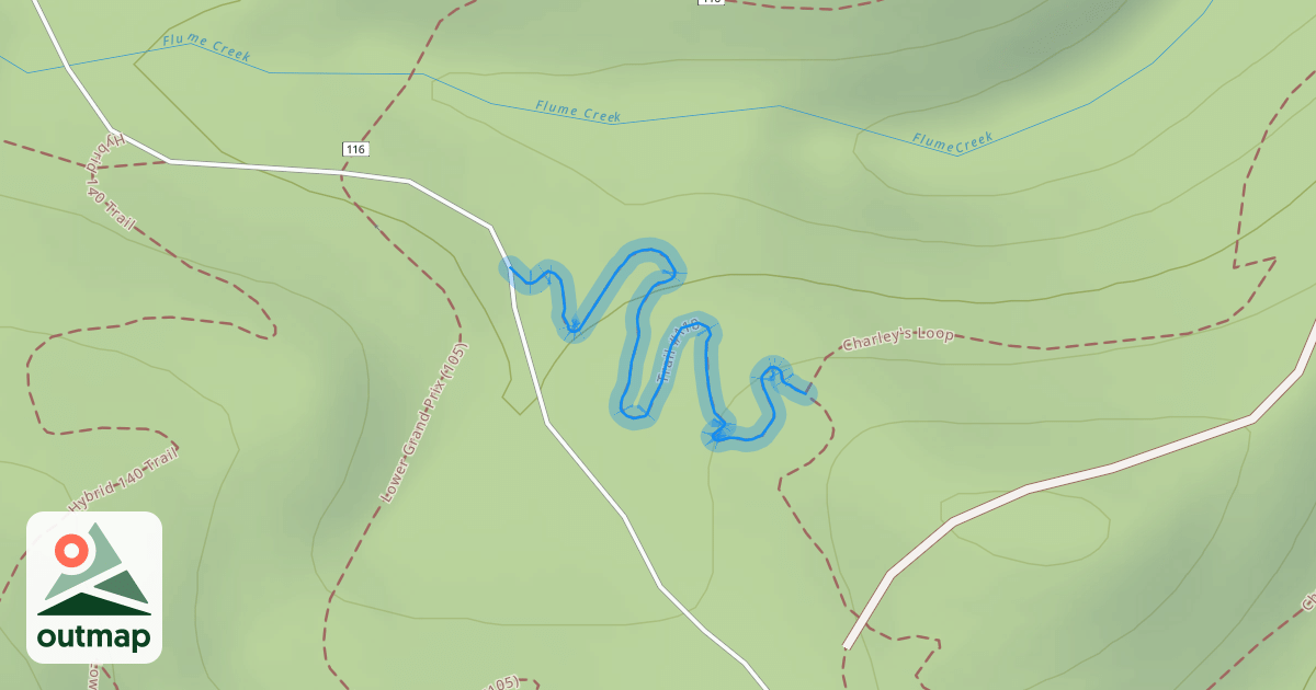 Map of Trail #118