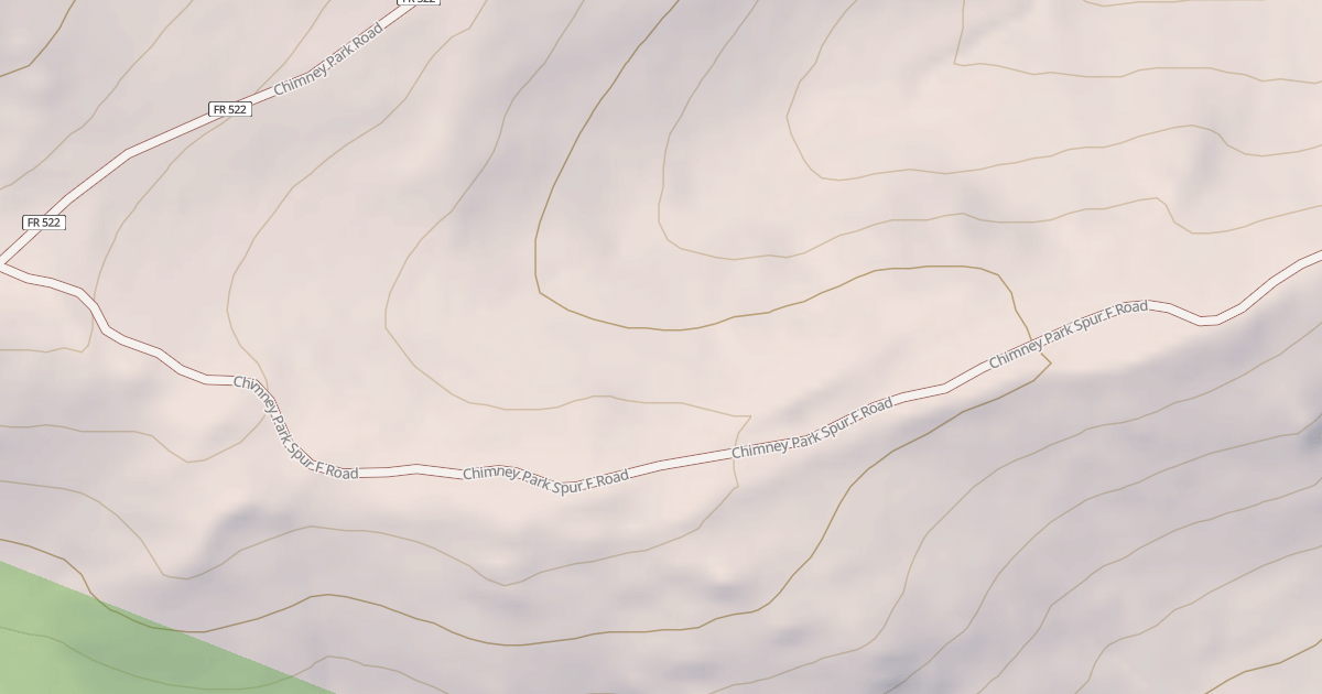 Map preview of CHIMNEY PARK SPUR F
