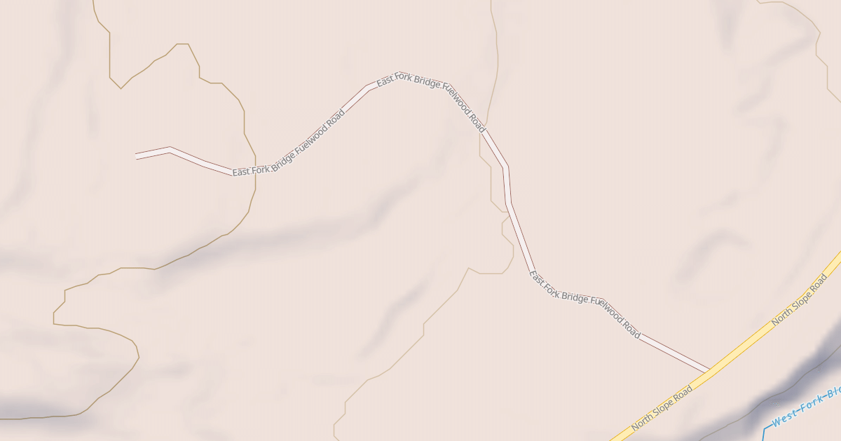 Map preview of EAST FK BRIDGE FUELWOOD