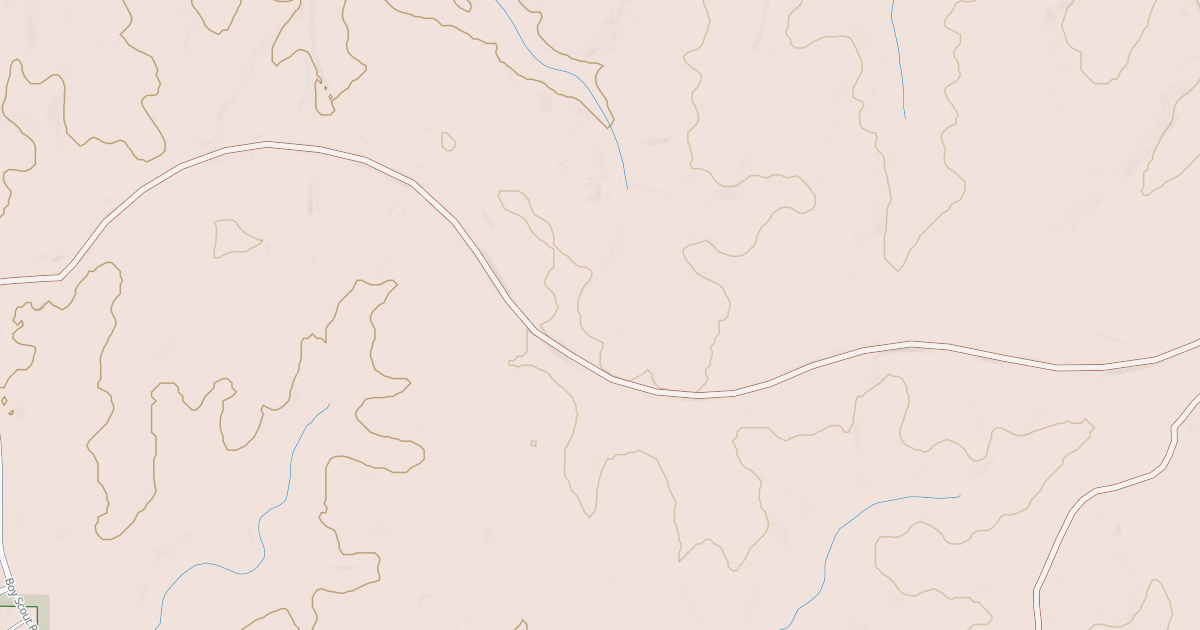 Map preview of Claiborne Boy Scout Trail