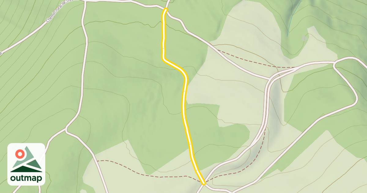 Map of Chemin rural de Trécout