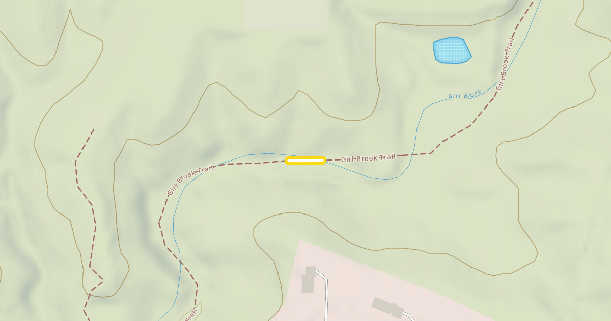 Map preview of Girl Brook Trail