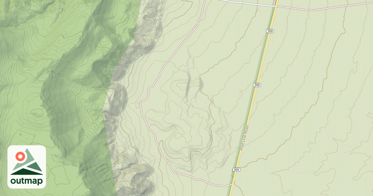 Map of DRY LAKE