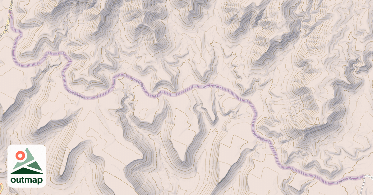 Map of Wrinkle Road