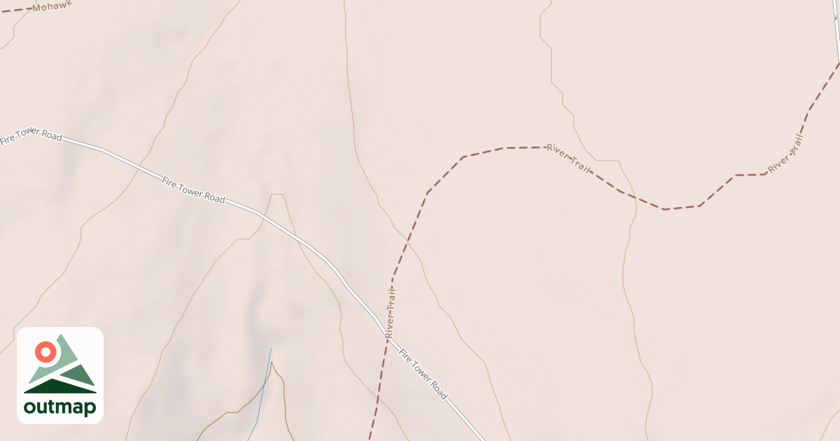 Map of Cook Forest State Park Trails
