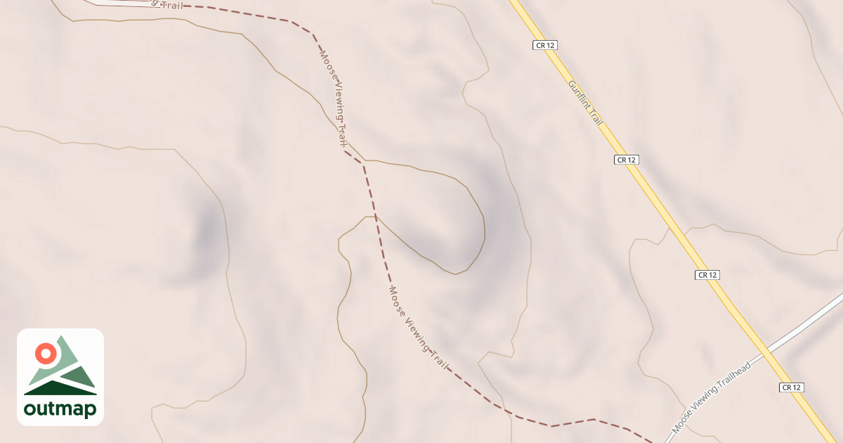 Map of Gunflint Trails Snowmobile