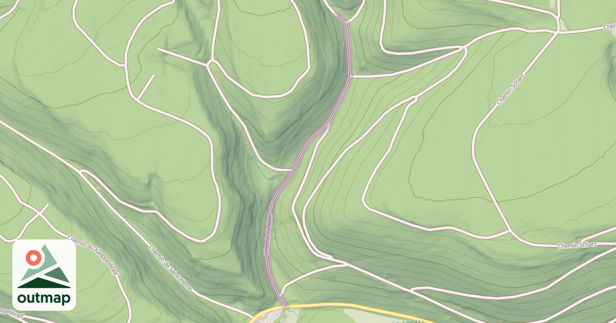 Map of Chemin Graben