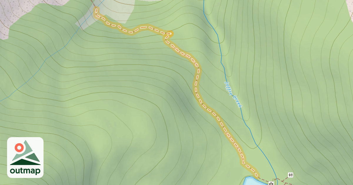 Map of Joffre Lakes Trail