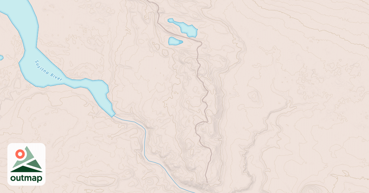Map of Hatchet Lake