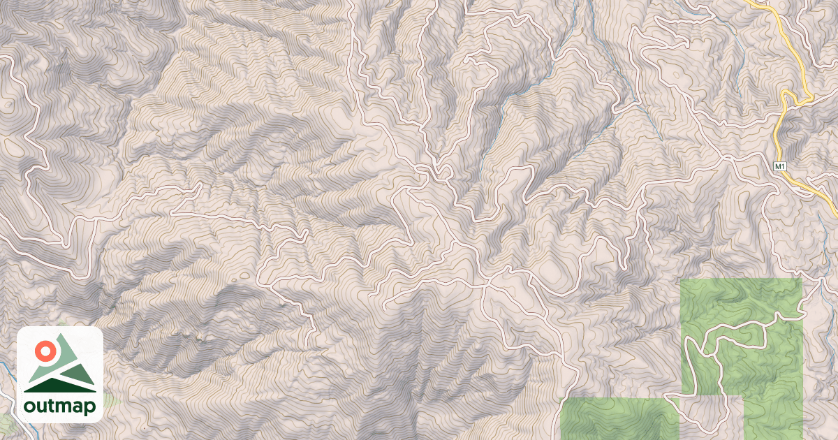 Map of MC CREARY GLADE