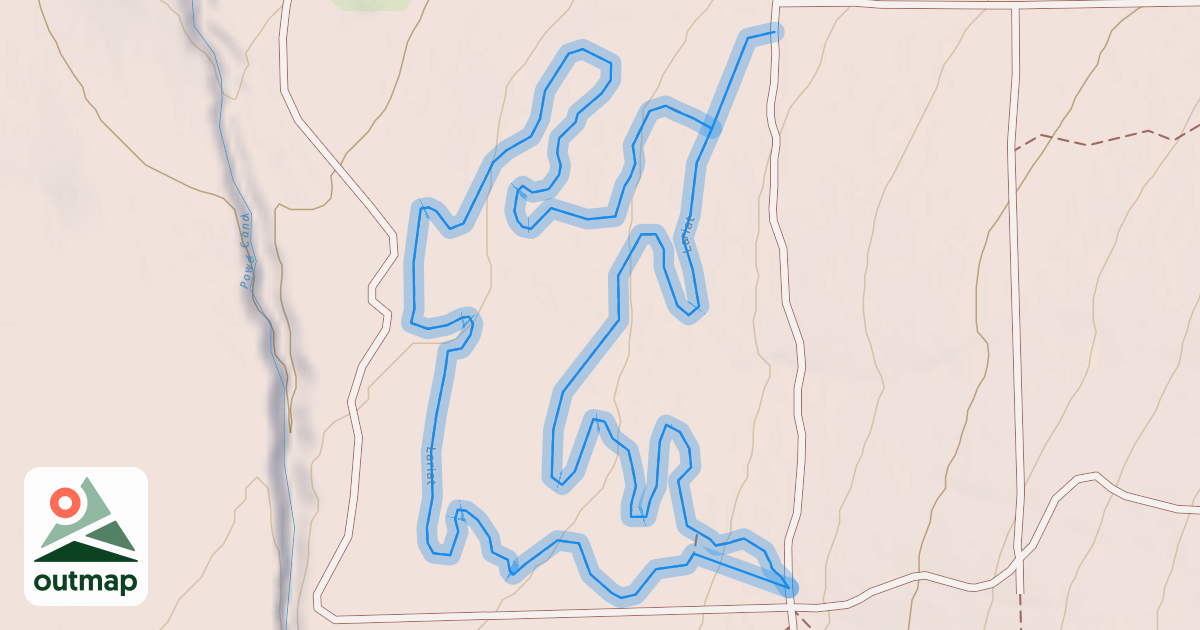 Map of Lariat Trail