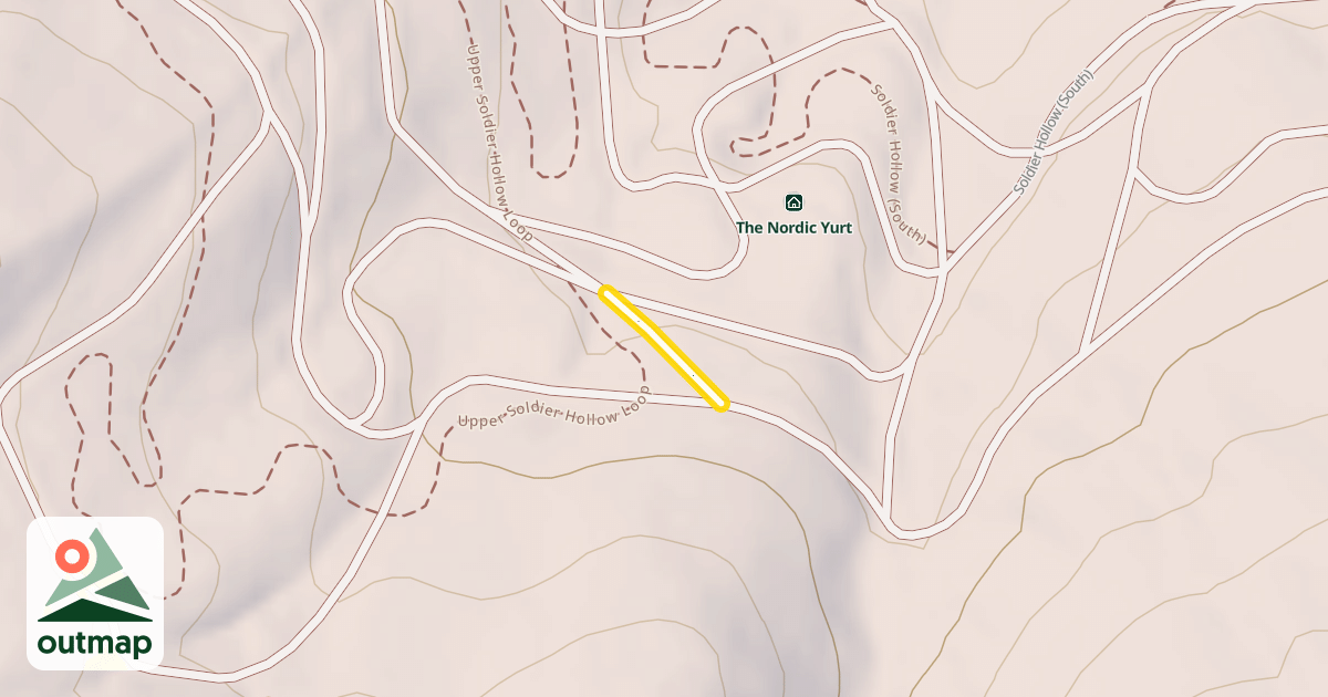 Map of Corkscrew