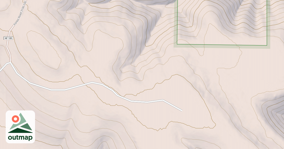 Map of USFS National Forest System Roads {A9C6D9B2-1FA1-4BF9-A396-124BFC365E8B}