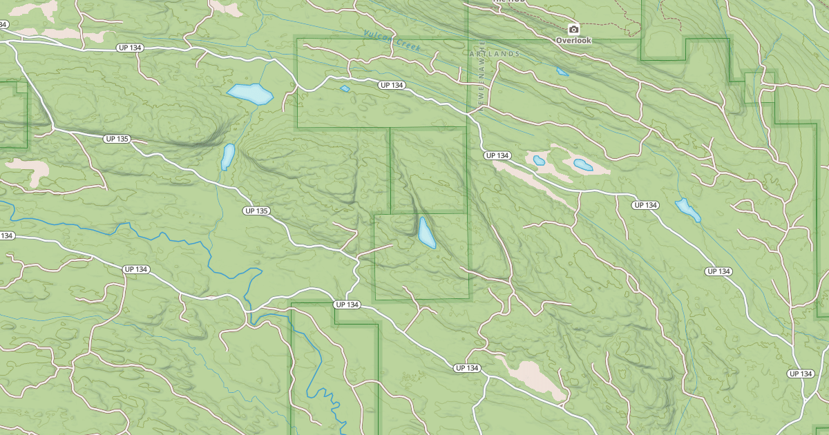 Map preview of Keweenaw State Trail