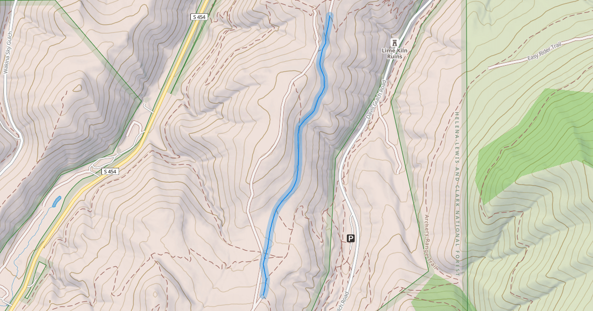 Map preview of Rodney Ridge Trail