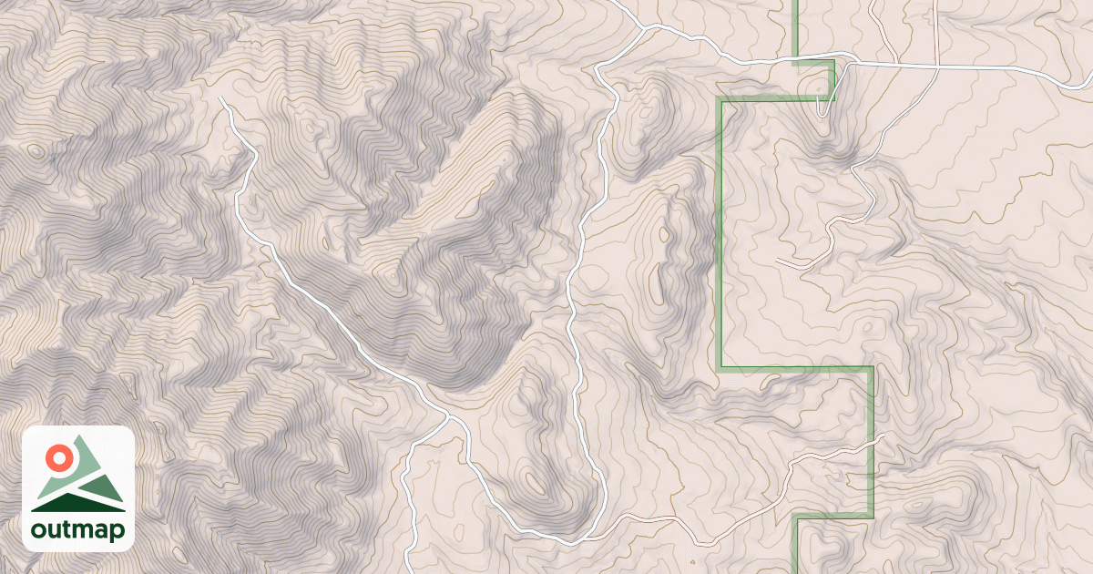 Map of LITTLE STATION CANYON