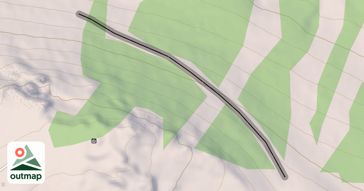Map of Cut Across Trail