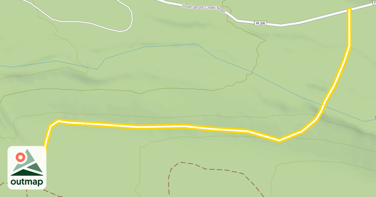 Map of Bridge Trail