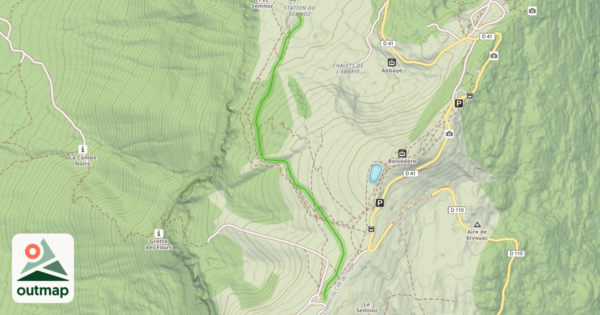 Map of Gentianes