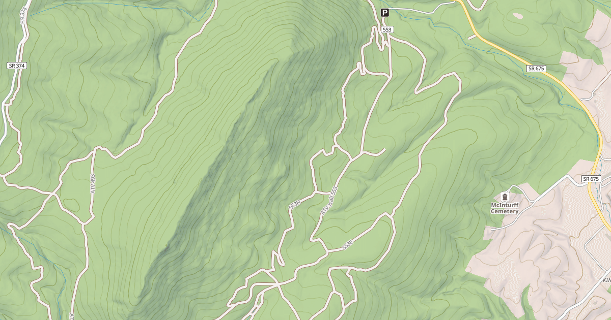 Map preview of Mertins Rock