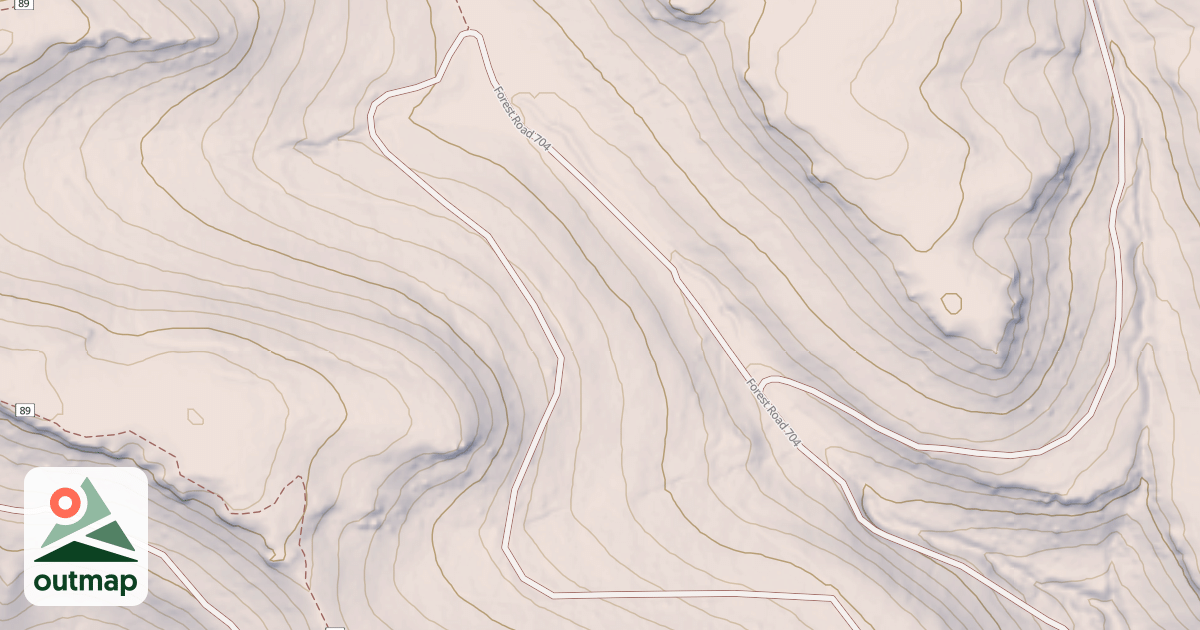 Map of BURNT BRANCH 1B