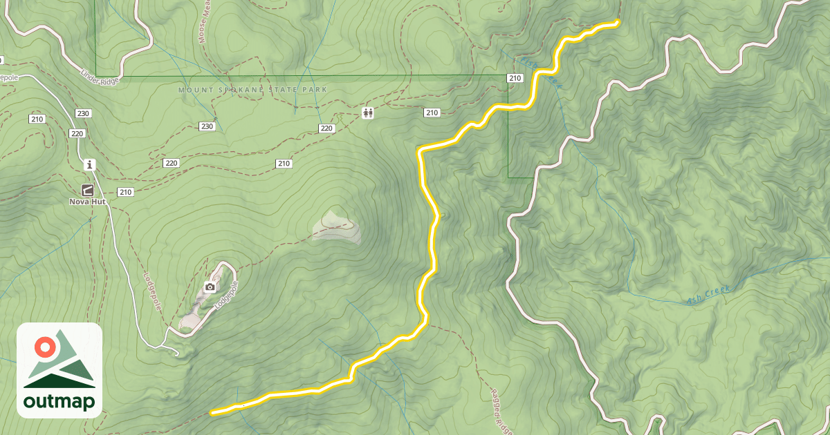 Map of Quartz Mountain