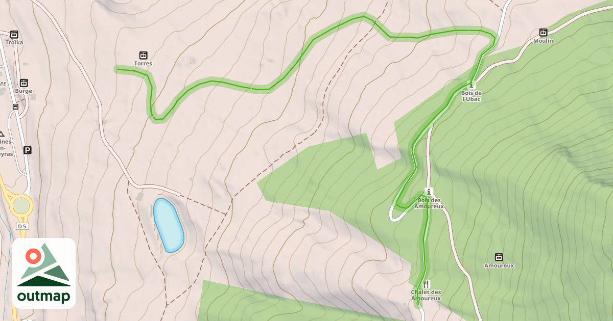 Map of La Montlhéry