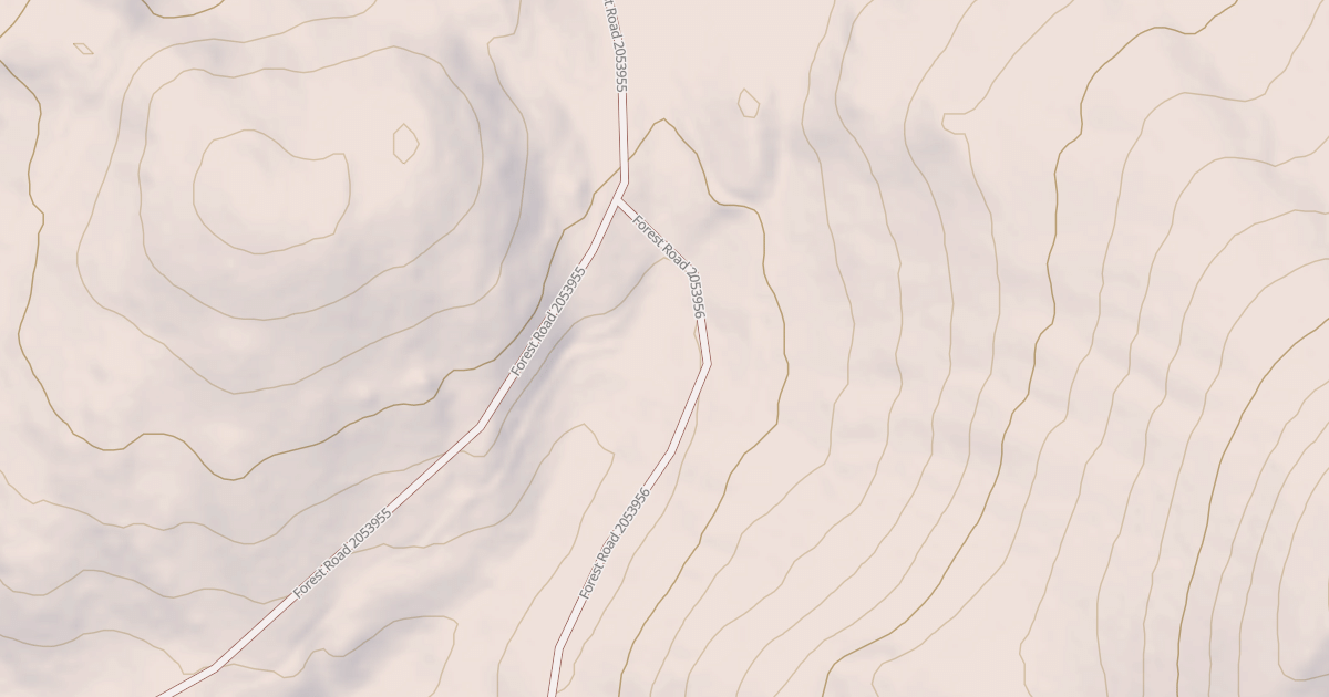 Map preview of USFS Motor Vehicle Use Map Roads {9A44E6A9-DB4A-422B-B4F8-41F23AFCF29F}