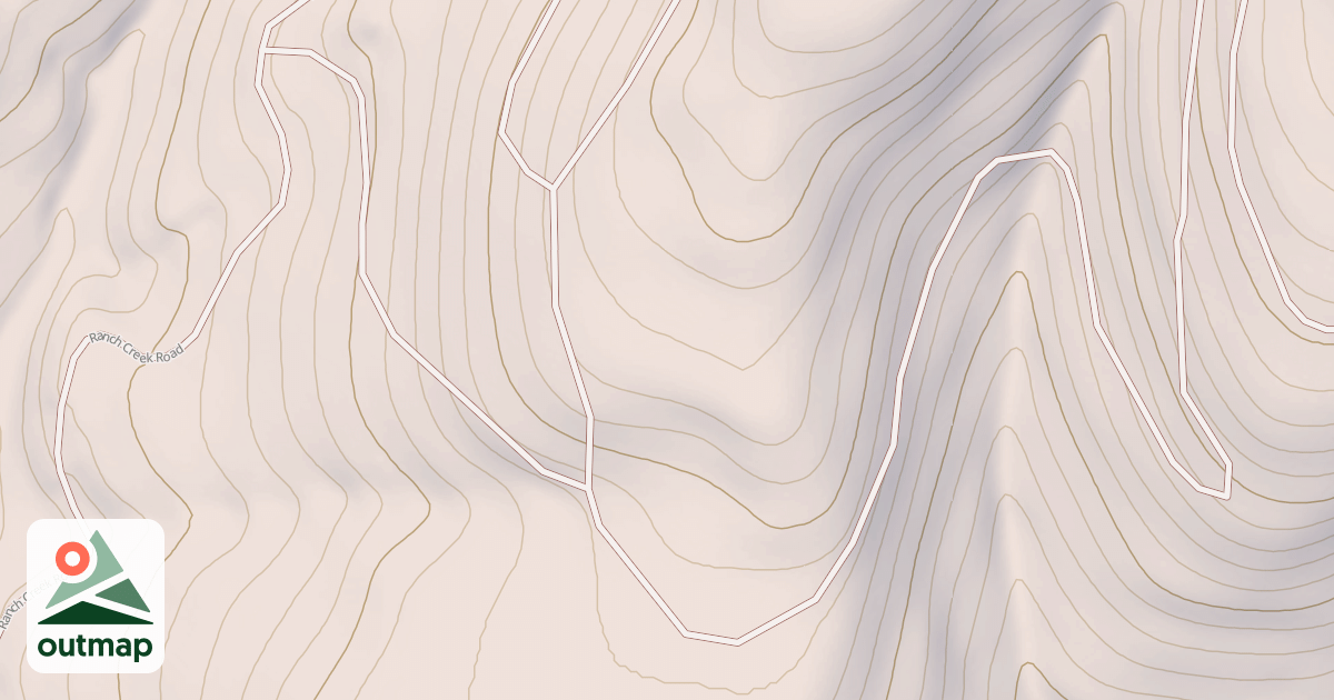Map of BONINE CREEK