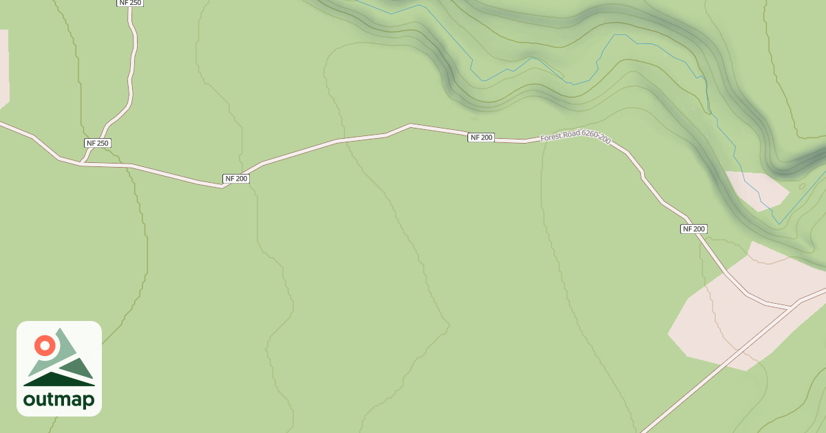 Map of USFS Motor Vehicle Use Map Roads {06BE4B92-3D38-400D-840E-C9552AE6A211}