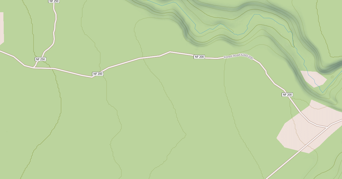 Map preview of USFS Motor Vehicle Use Map Roads {06BE4B92-3D38-400D-840E-C9552AE6A211}
