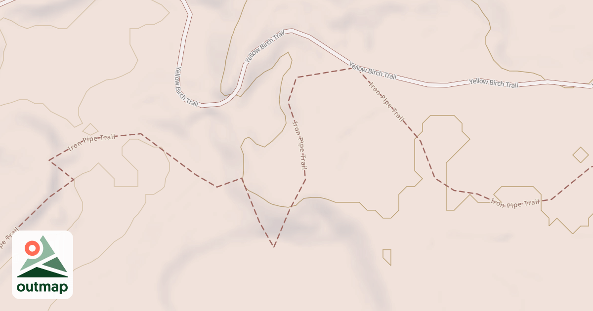 Map of Straight Arrows Trail