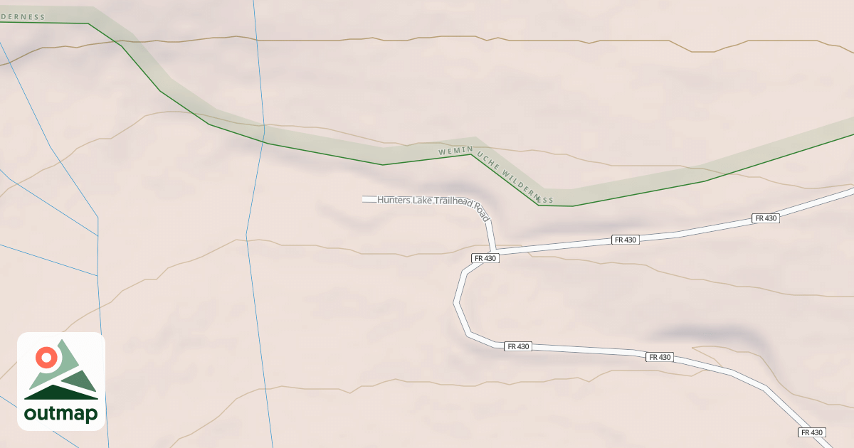Map of HUNTERS LAKE TH