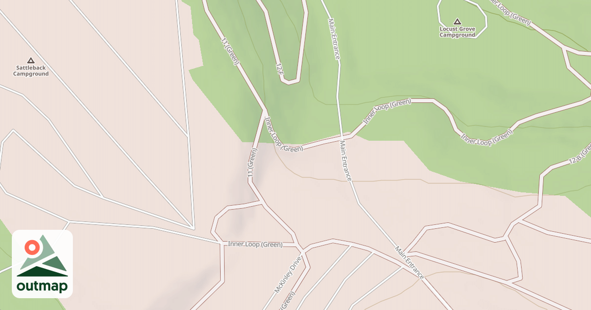 Map of Rock Run ATV Trails